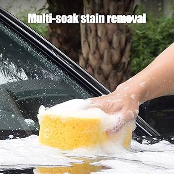 sponge Amazon.com: JENPECH Car Wash Sponge, Kitchen Cleaning