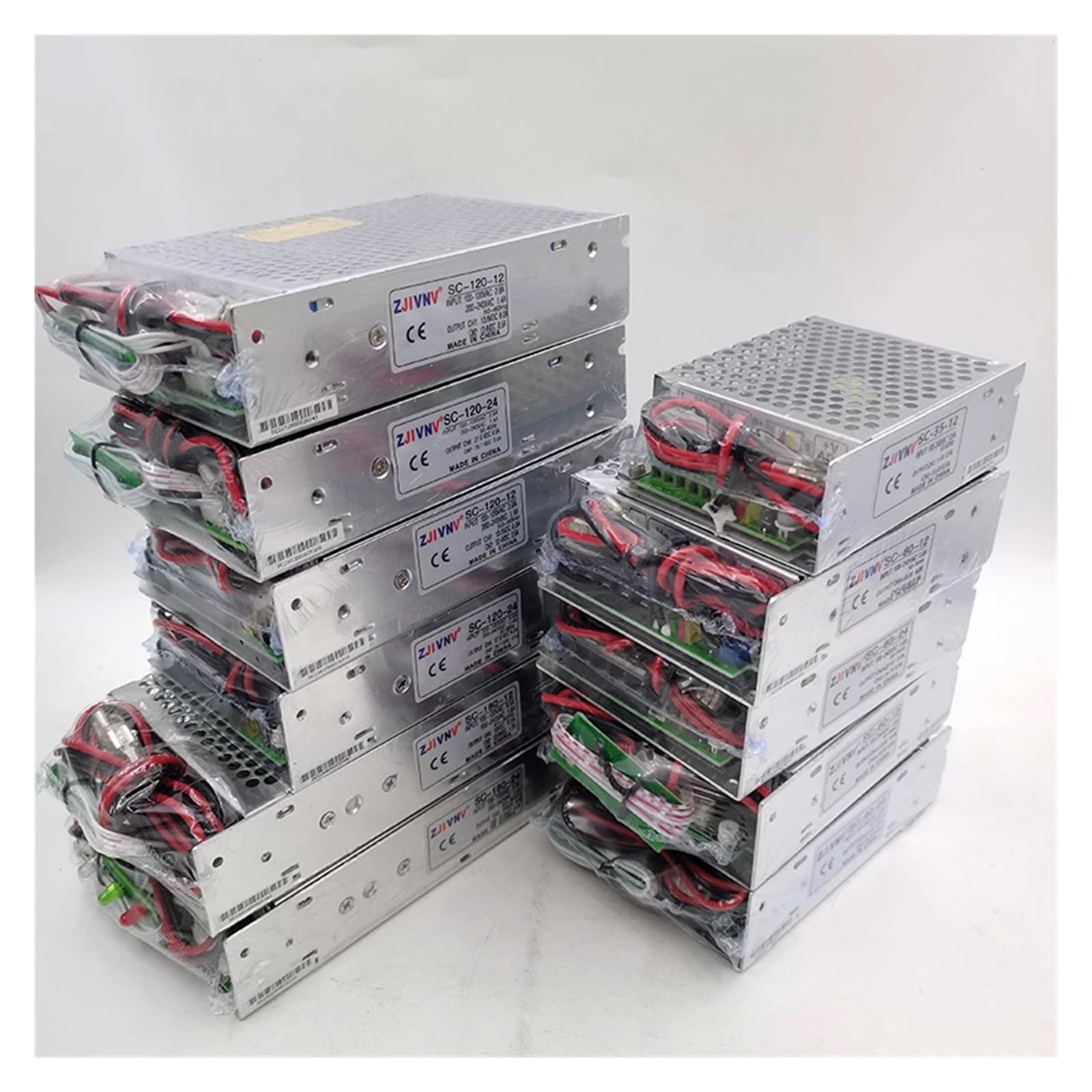 Przełączanie zasilania, Funkcja UPS/ładowania Zasilacz impulsowy SC-35W SC-60W SC-120W SC-180W AC 100-240V do DC 12V 24V Ładowanie akumulatora(SC-60-24 LED)