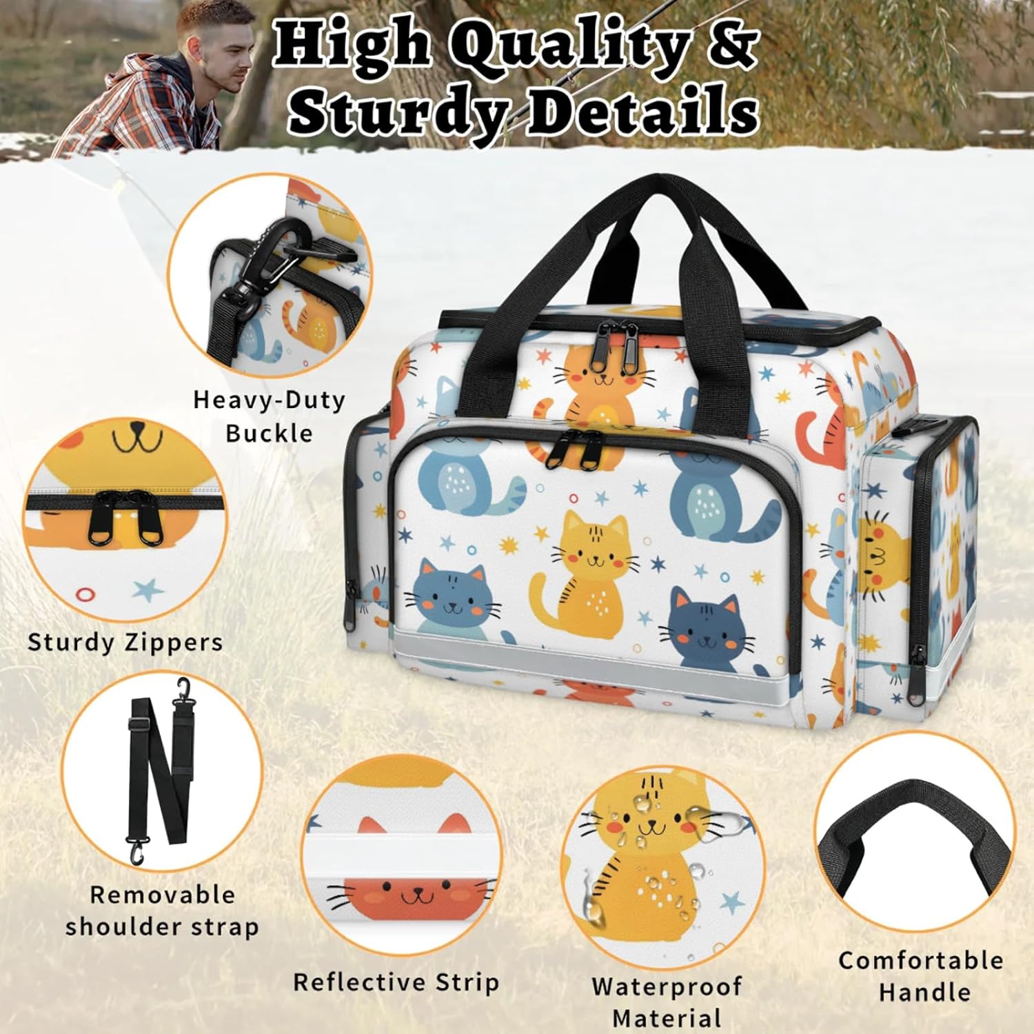 First Aid Bags Empty, Lazy Cats Emergency Bag First Aid Kit Multiple Compartment Kit Carrier On Call Trauma Bag for Paramedics Emergency Medical Supplies Kit
