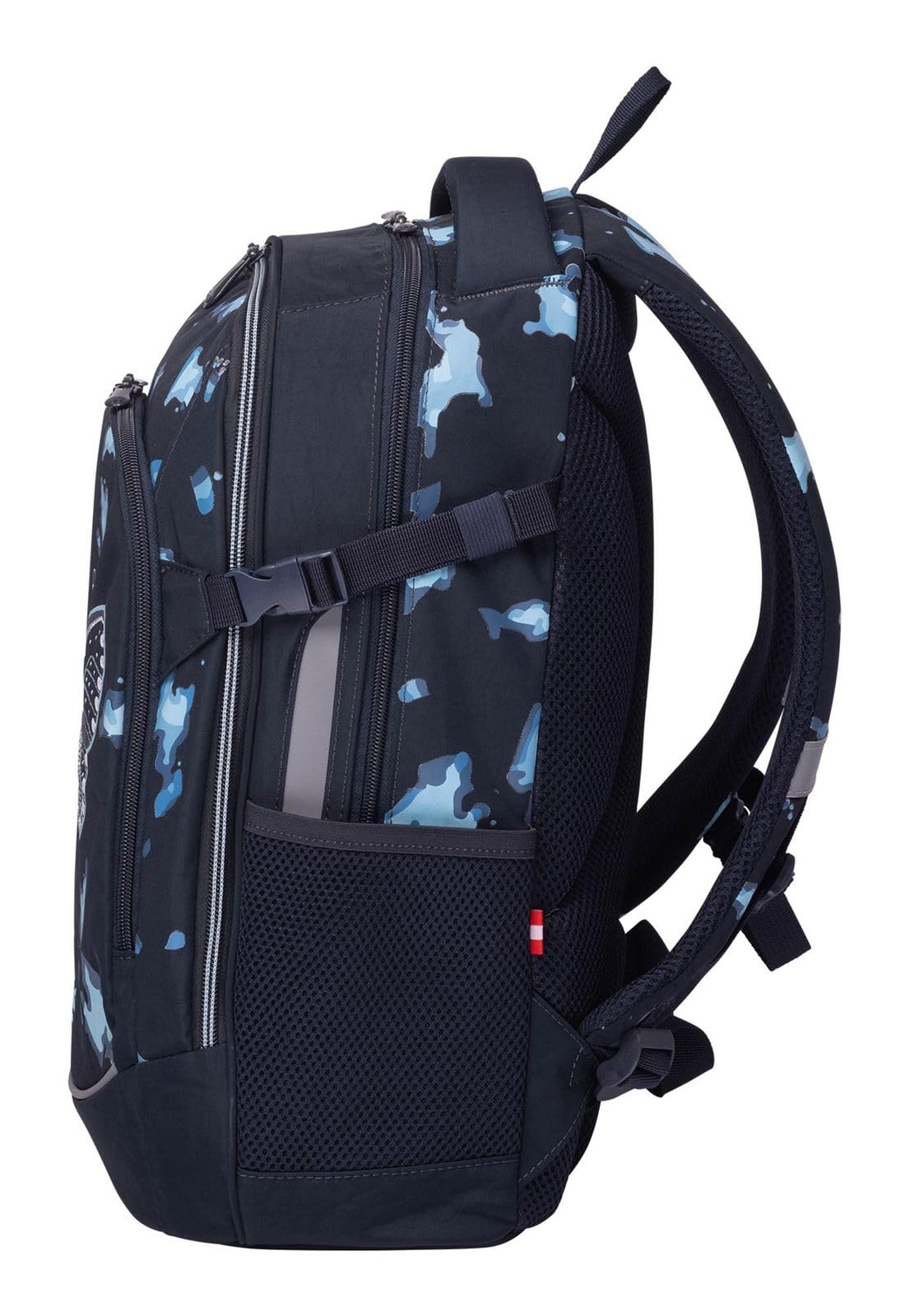 Walker mochila escolar con compartimento para portátil Fame 2.0 Backpack 28L Shadow Dancer azul marino