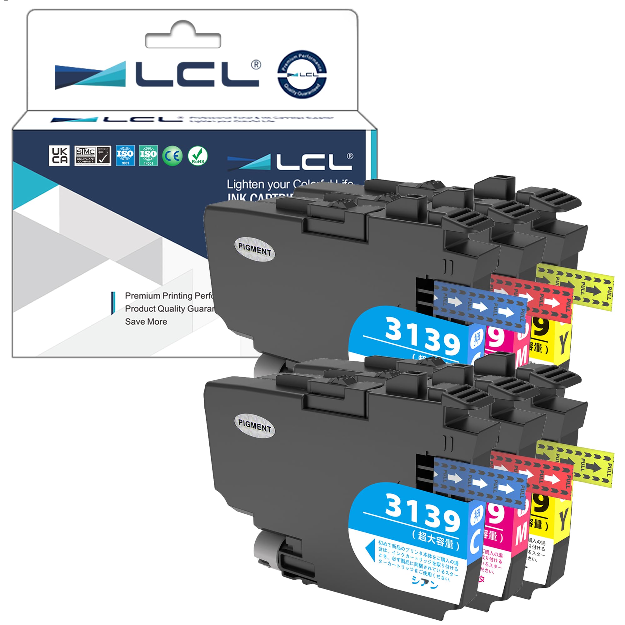 ブラザー インク】LC3139ブラック、マゼンタ、イエロー、シアン