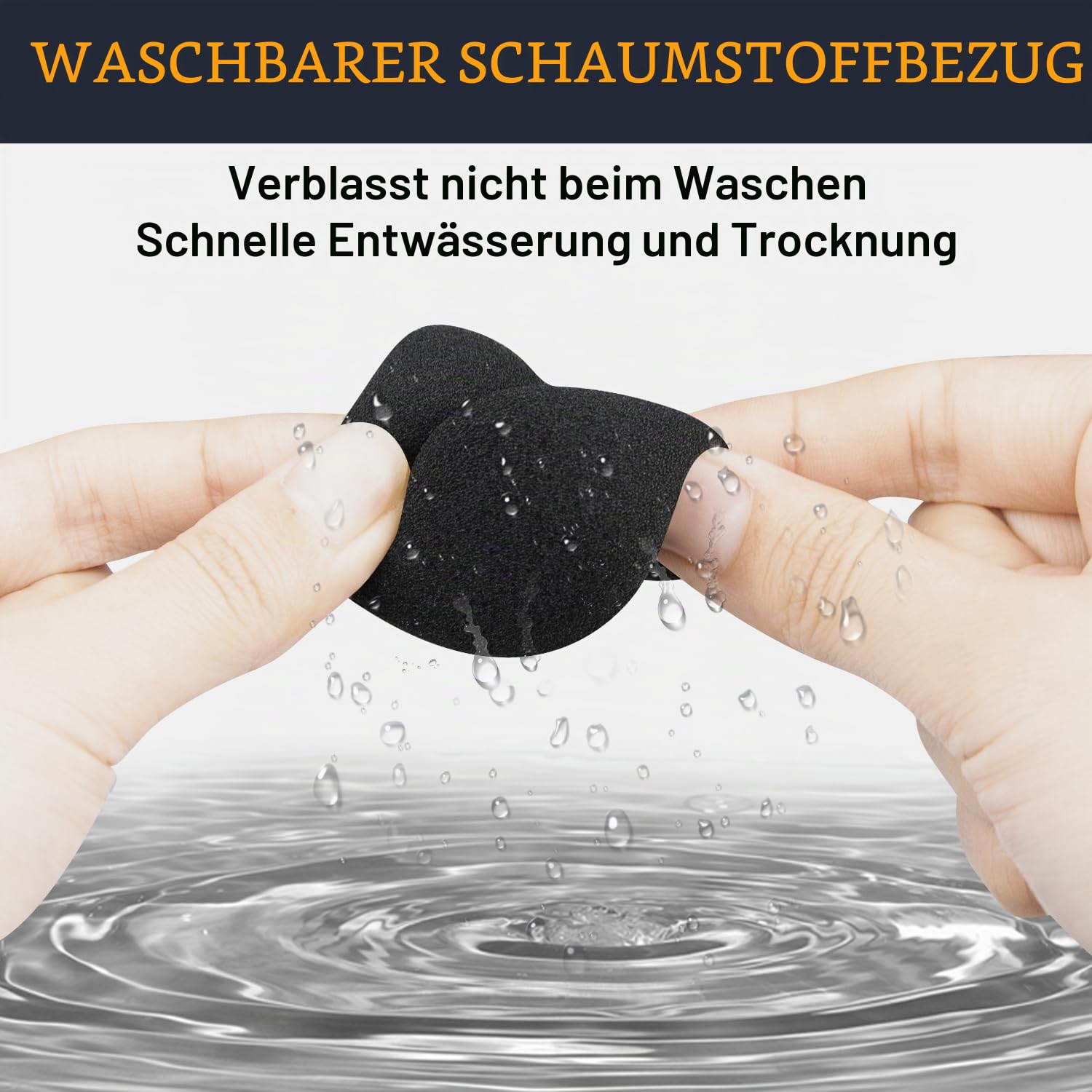 SOULWIT 6 Stück Poppfilter Poppfilter für Shure SM57 – Schwarz | für SM57 (SM57LC/SM57-LCE)/SM57 Pro Mikrofone