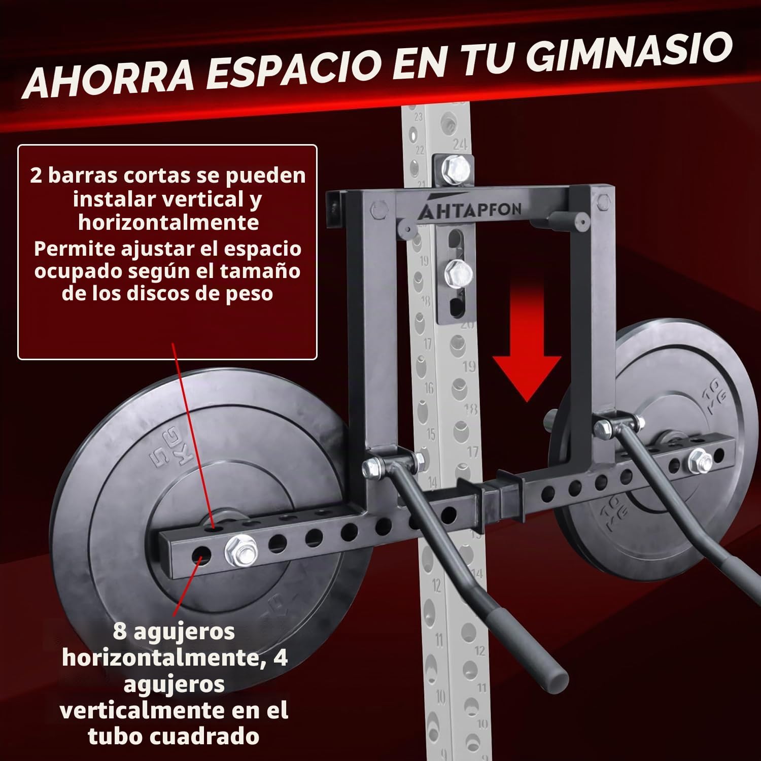 Accesorio para elevación Lateral Máquina de elevación Lateral de pie Máquinas de Press de Hombros Capacidad de Peso de 500 Libras