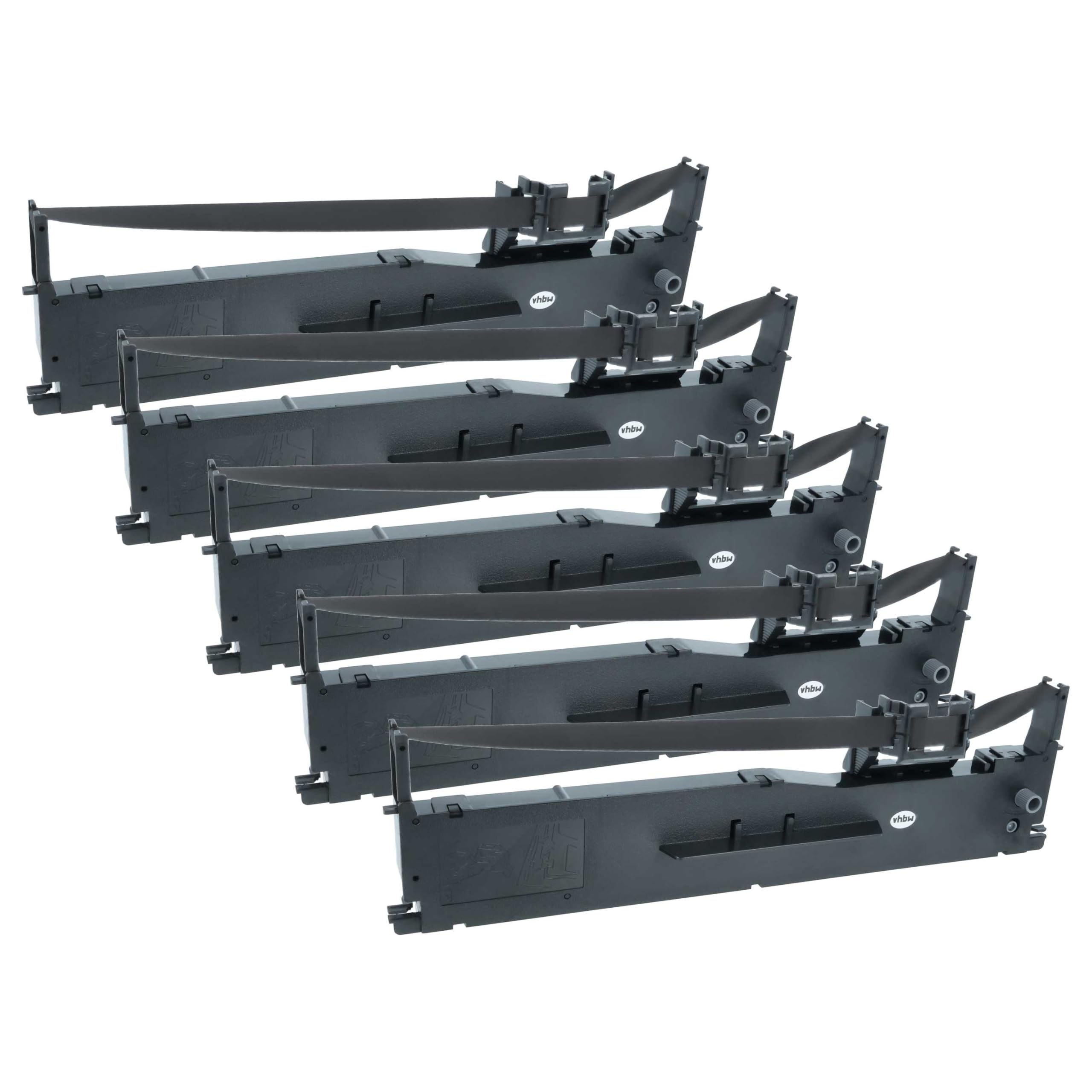 vhbw 5x Farbband Schriftband kompatibel mit Epson LQ 630