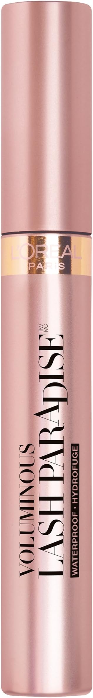 L'Oreal Paris Voluminous Lash Paradise Waterproof Mascara, Volumizing, Lengthening and Thickening Eye Makeup For Fuller-Looking Lashes, Black, 0.25 Fl Oz