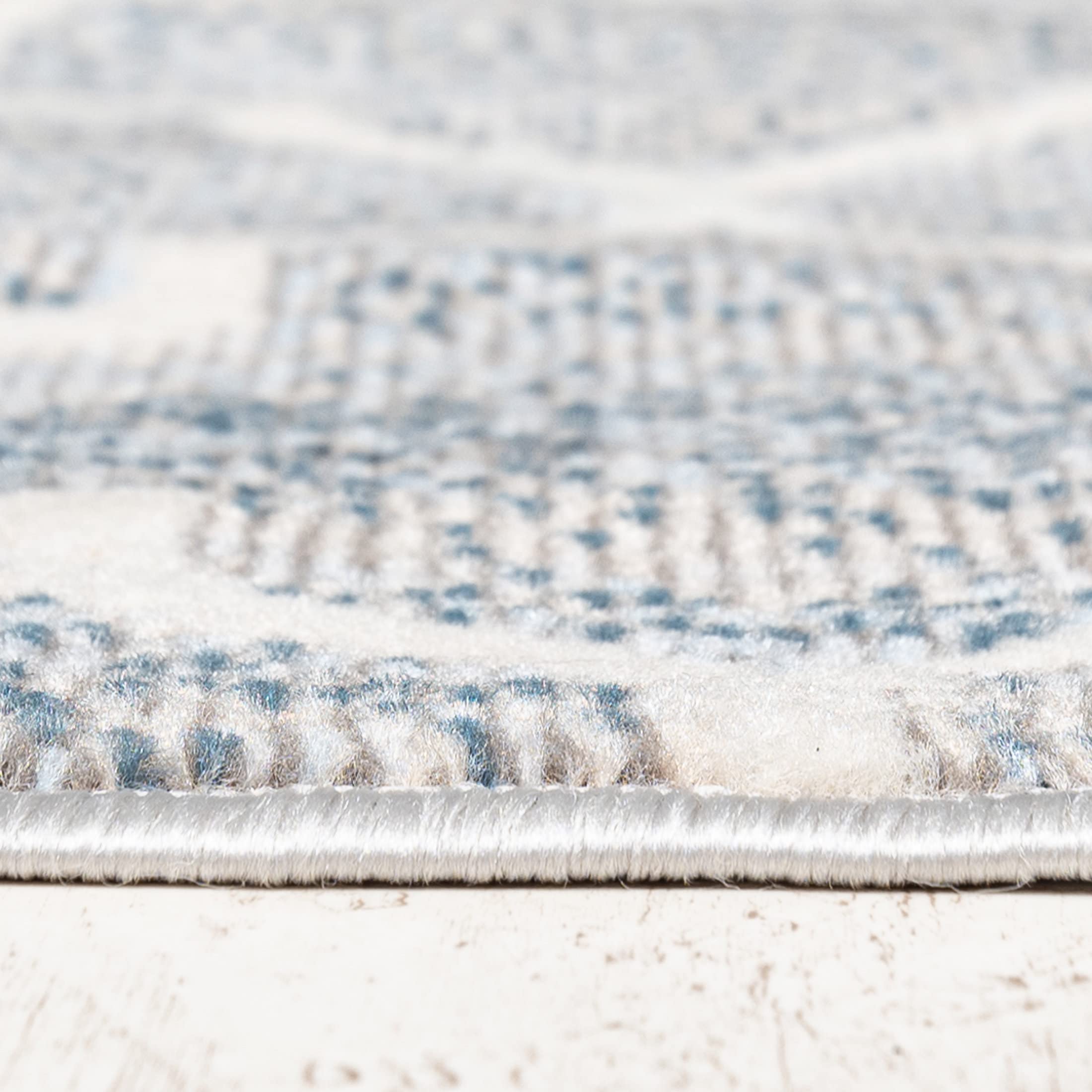 Mazovia Tappeto Soggiorno 80x150cm Antracite Grigio Geometrico Boho Morbido