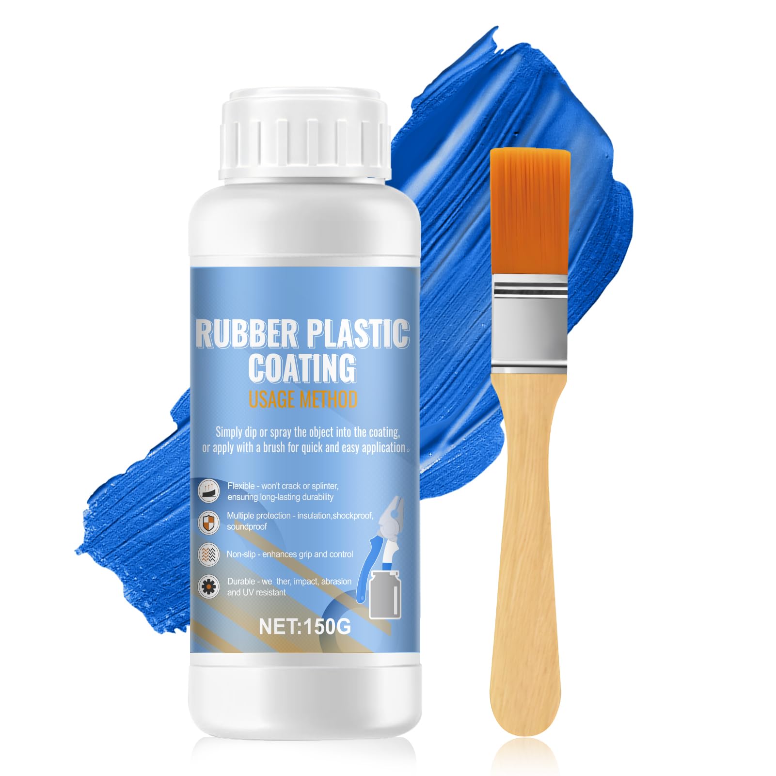 Tool Dip Rubber Coating - Enhanced Grip & Protection -8 Tool Dip Rubber Coating - Enhanced Grip & Protection -8