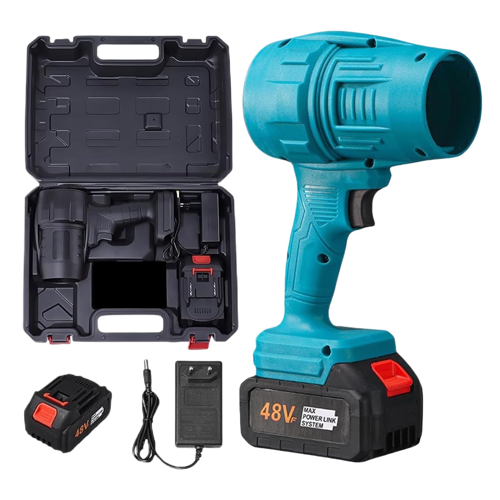 Soffiatore per foglie Utensile a batteria per soffiare polvere | Soffiatore elettrico per la pulizia di giardino, patio, , marciapiede, cura del prato e neve