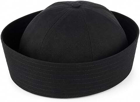 Amazon.com: LOGOFUN Captain Hat Sailor Hat Adjustable Sea Cap Navy