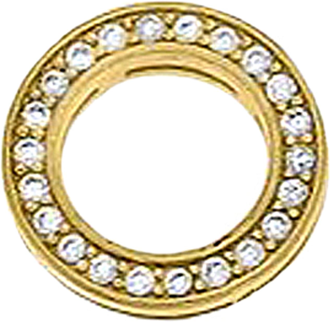 My iMenso gold CZ round dancer