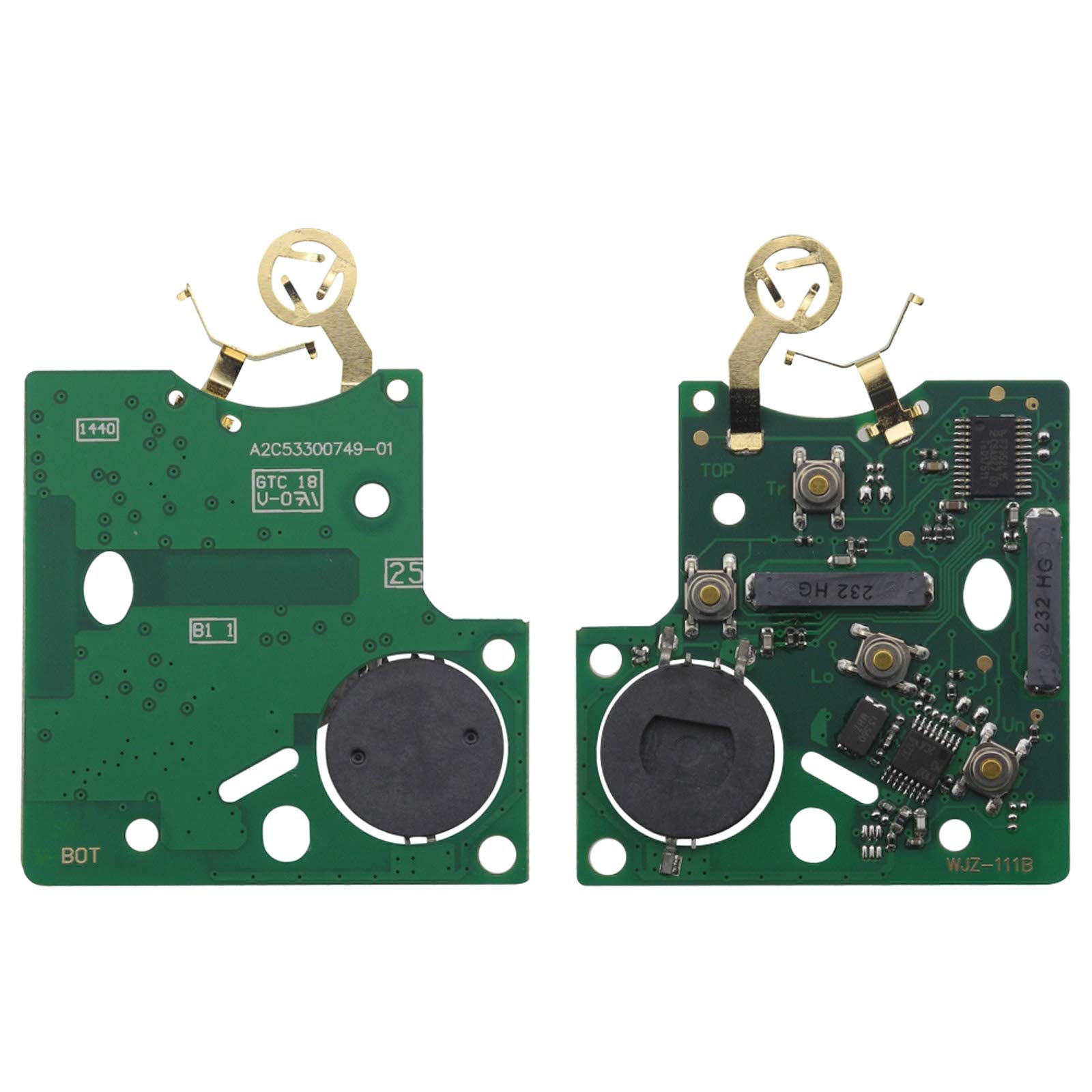 Smartcard 4 botones Tarjeta completa con electrónica programada compatible con Koleos Zoe Megane Latitude Laguna Fluence Scénic Grand Scénic 433Mhz PCF7952 ProPlip