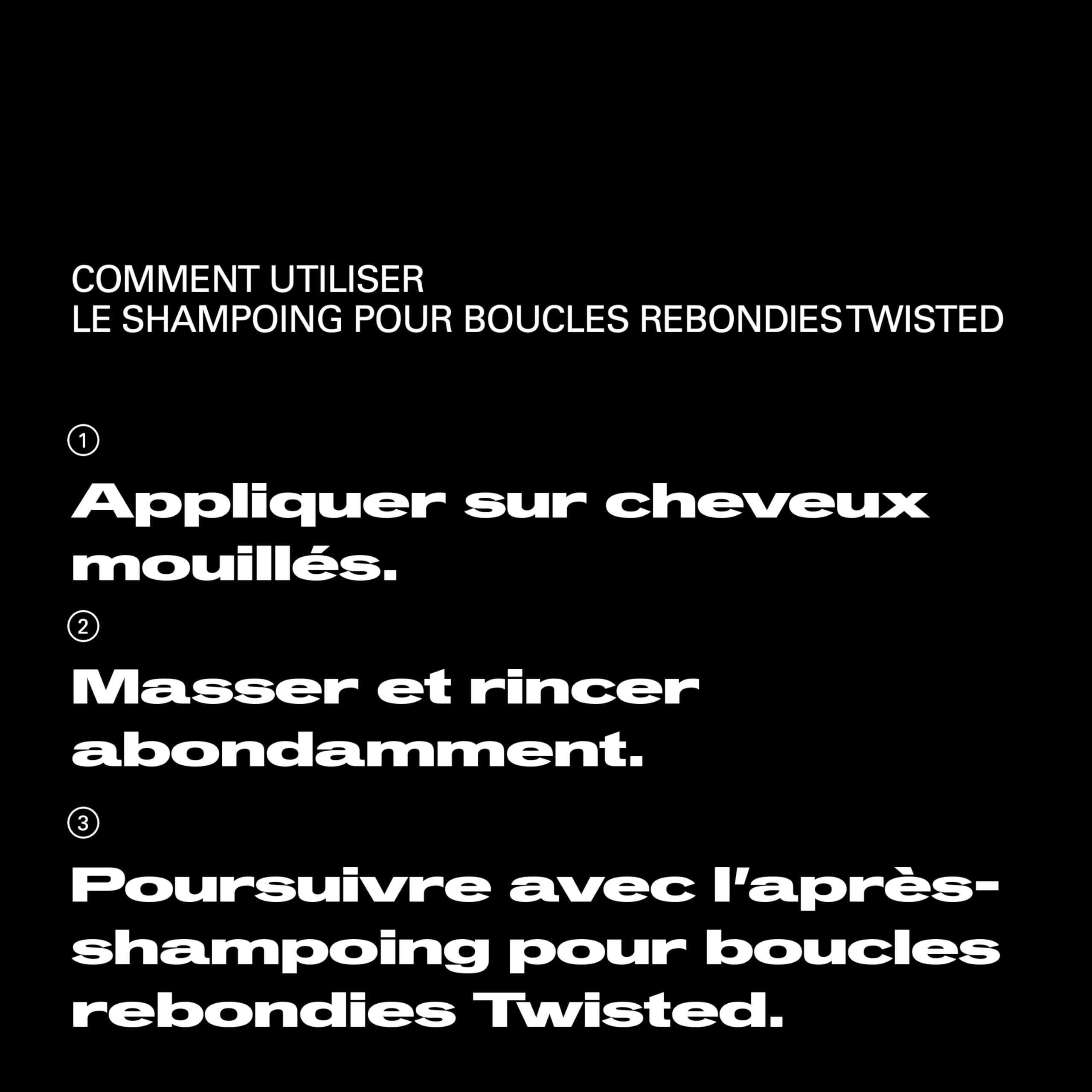 Sebastian Professional Twisted – Shampoing cheveux bouclés rebondis professionnel, nettoie en douceur et redonne élasticité – 250 ml