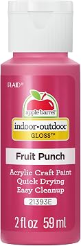 Apple Barrel Gloss Finish Acrylic Paint, 2 oz., Fruit Punch