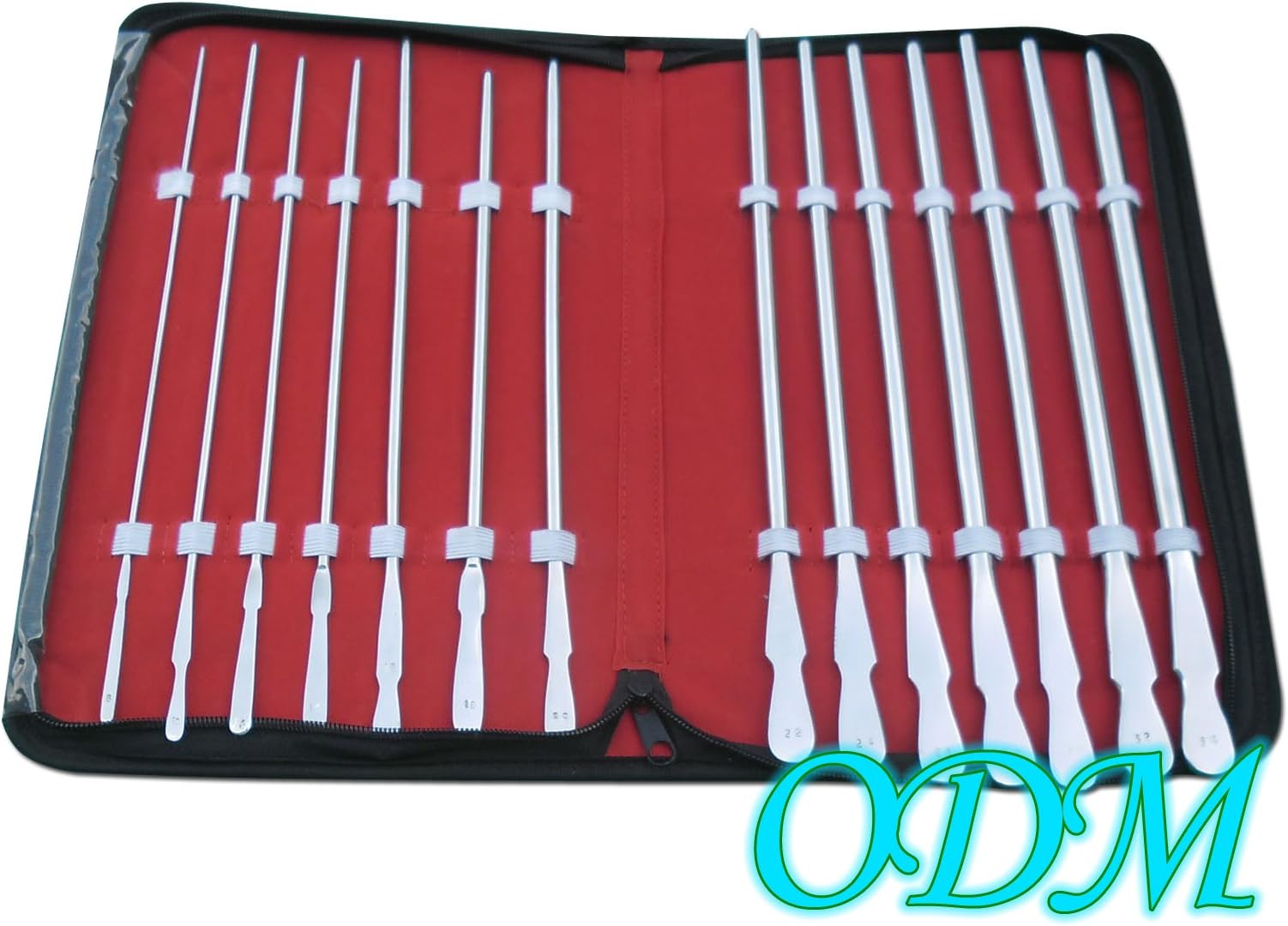 ODM Set of 14 Dittel Urethral Sounds Urology