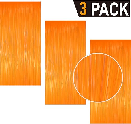 Miniatura 278 de GOER - Cortinas de tiras metálicas/oropel para fiestas, telón de fondo para fotos, cumpleaños, graduaciones, decoraciones y Año Nuevo, de 6.4 x 9.8