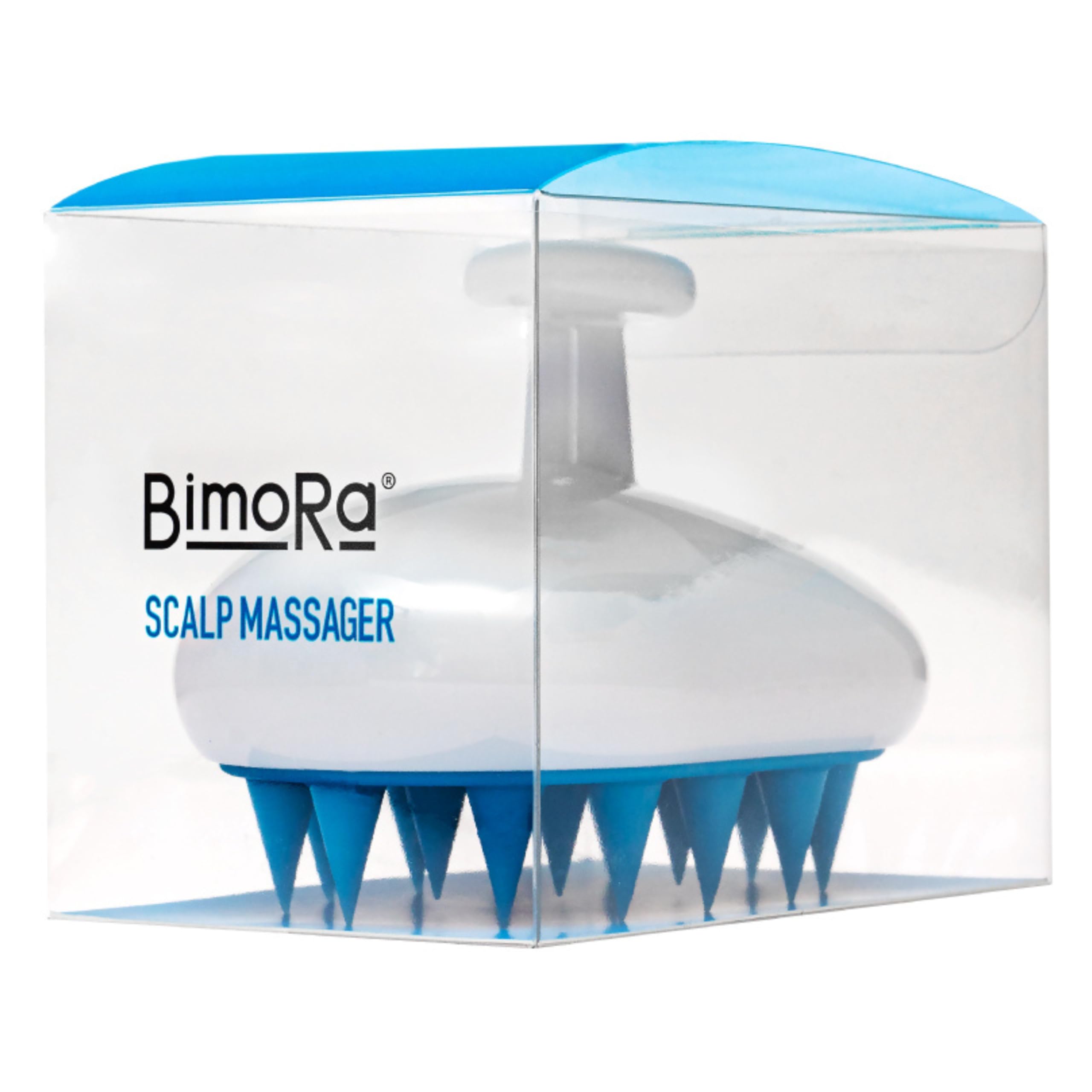 BimoRa (ビモラ) シャンプーブラシ 男性用 女性用 シリコン スカルプ 頭皮ブラシ 洗髪用ブラシ メンズ 頭皮マッサージ (1個)