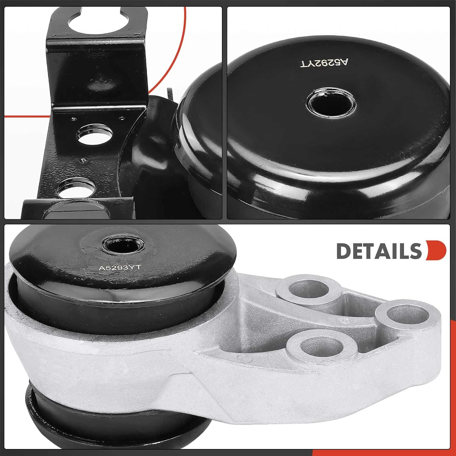 A-Premium 2PCS Engine Motor Mount and Transmission Mount Kit Compatible with Ford Escape 2001-2004 & Mazda Tribute 2001-2004, 2.0L 3.0L, Automatic Transmission, Replace# EC0139070A, EC0239040A