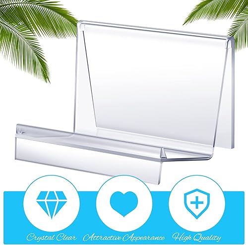 Miniatura 4 de Qunclay Clear Acrylic Purse Display Stand Wallet Stand Glasses Holder and Card Holder Clutches Organizer for Bag Phone Cards Cosmetic Store