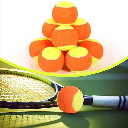 Miniatura 4 de Paquete de 1218243040 pelotas de tenis para niños 25% -50% pelota de tenis de baja compresión para principiantes, jóvenes, niños, entrenamiento,