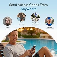 Vista 5 de ULTRALOQ Bolt NFC Smart Lock, Tap to Unlock with Apple Home Key and Android NFC, Built-in WiFi Deadbolt, App Remote Control, Auto Lock, Works with