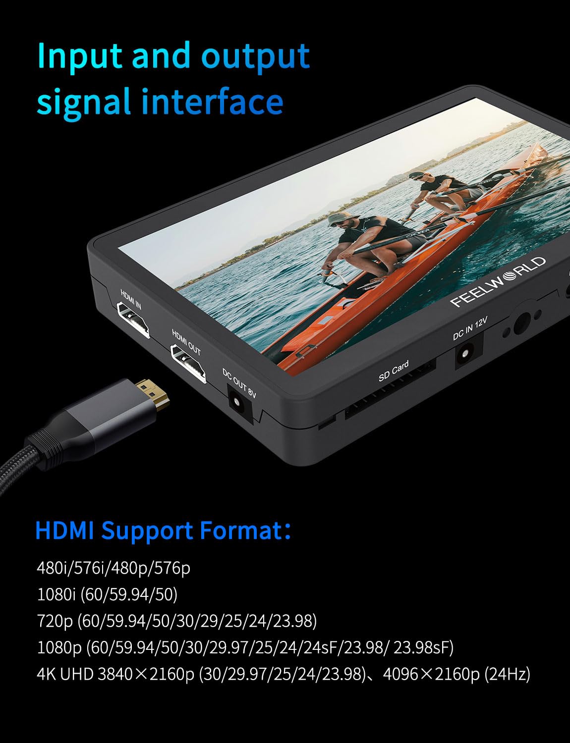 Buy FEELWORLD F6 Plus 5.5 Inch Camera Monitor Touch Screen HDMI