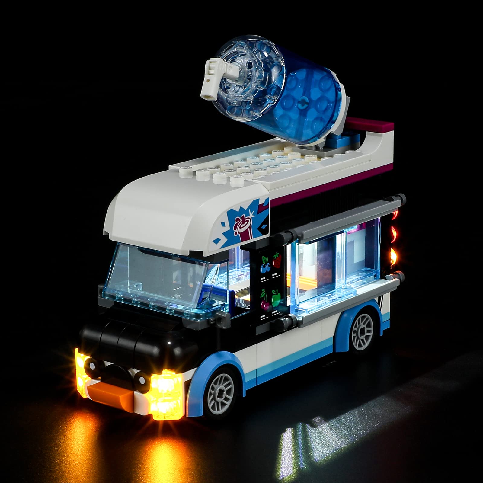LIGHTAILINGLight for Lego- 60384 Penguin Slushy-Van - Led Lighting Kit Compatible with Lego Building Blocks Model - NOT Included The Model Set