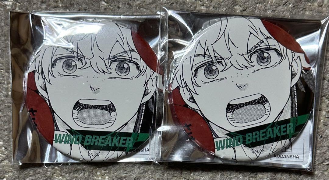 ウィンブレ WINDBREAKER 楡井 ジュエリー缶バッジ ジュエリー缶 原作