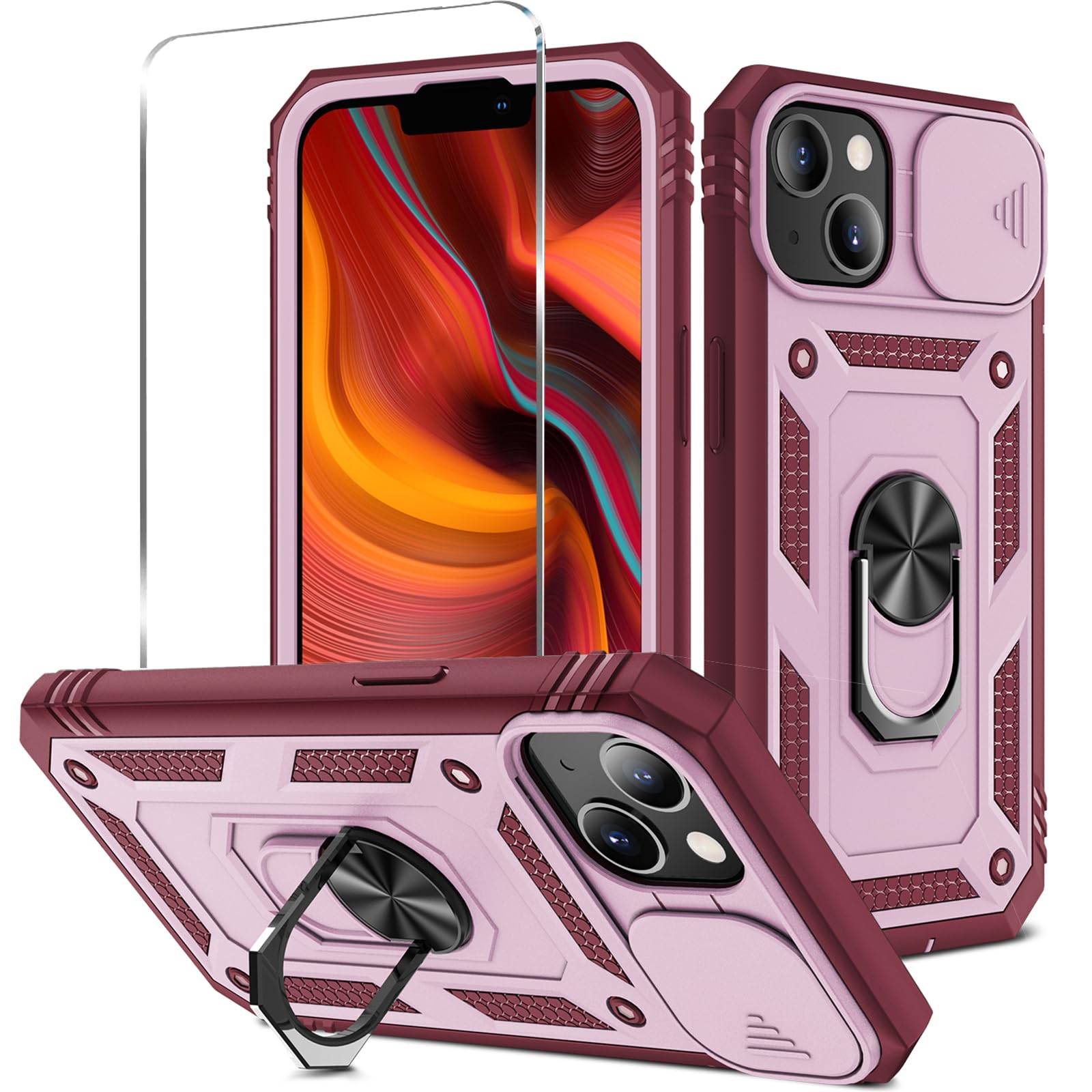 Amazon.co.jp: HAONANDE Apple iPhone 15 Plus 用 耐衝撃 スマホケース