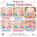 AMFIN (Pack of 2) 36Inch Giant Baby Foil Balloons for Baby Shower Decoration (1 Blue + 1 Pink) Air & Helium Compatible Welcome Naming Ceremony & First Birthday Party gallery image