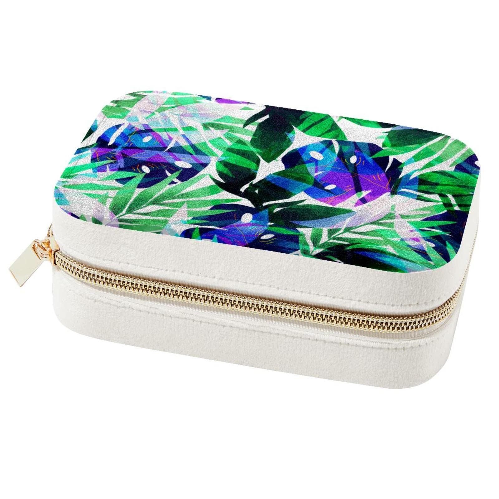 Boîte à bijoux de voyage pour femme, mini organiseur de bijoux pour valise et vacances