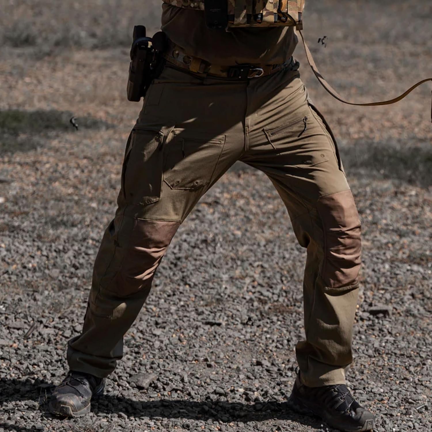 Born Primitive Men's Op Assault Pant - Durable Tactical Stretch Pants w/Reinforced Knees, Multiple Pockets & Adjustable Waist - Image 3