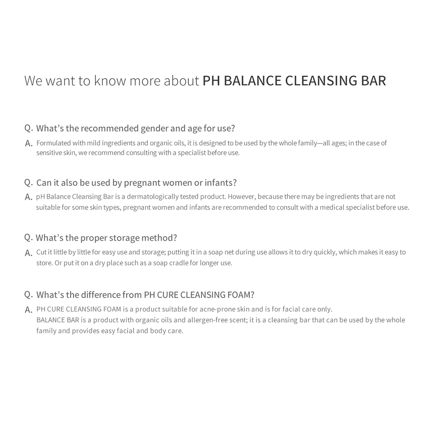 LAGOM Cellup pH Balance Cleansing Bar 5-Pack Set Handmade Natural Vegan Soap-Free Cleanser Eco Ceramide Jojoba Oil Shea Butter Herbal Face Body Moisturizing Wash Sensitive Dry Oily Normal Skin 125g : Everything Else