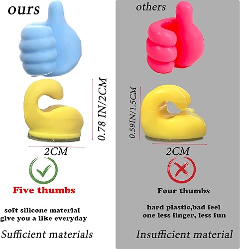 Miniatura 2 de 16 ganchos de pared de silicona creativos, clip de cable adhesivo multifunción, organizador de cables autoadhesivo, clips para colgar llaves