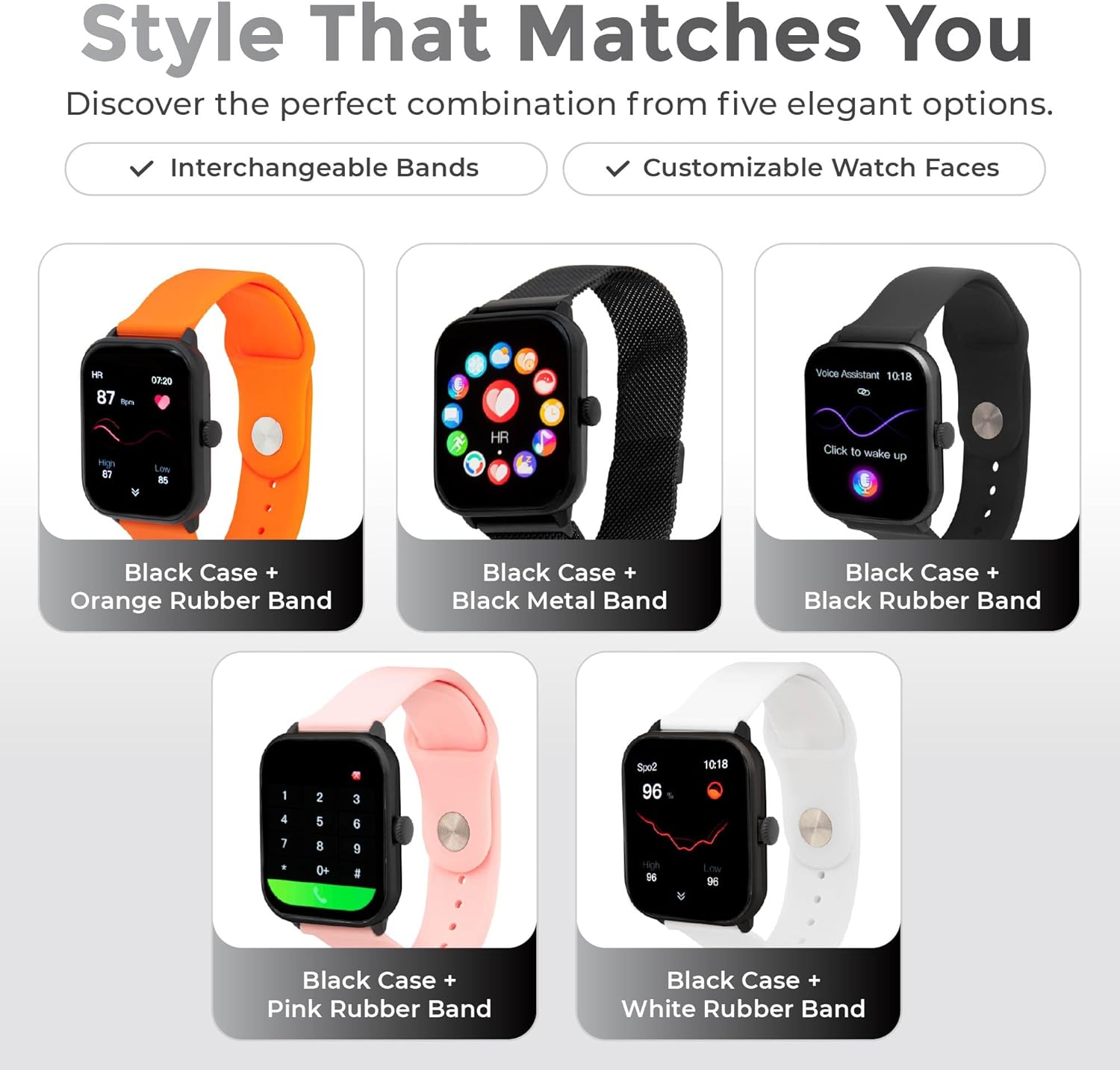 iWatch® Smartwatch with Bluetooth Calling, 1.85" AMOLED Display, Fitness & Sleep Tracking, Waterproof Smart Watch for Men & Women, Compatible with iPhone & Android, from Hudson Watch