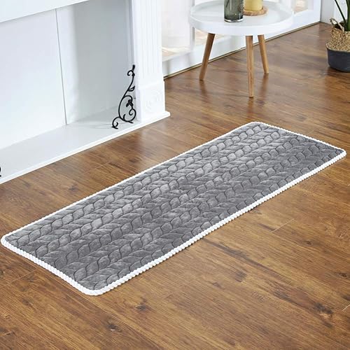 Miniatura 5 de JeogYong Cojín para ventana de bahía con juego de 4 fundas de almohada de 18 x 18 pulgadas, tapete grueso antideslizante de terciopelo de cristal