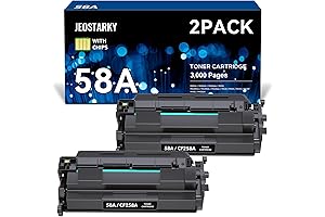 HP 58X Toner Cartridge Black (2 Pack): Premium Compatible Replacement for HP...