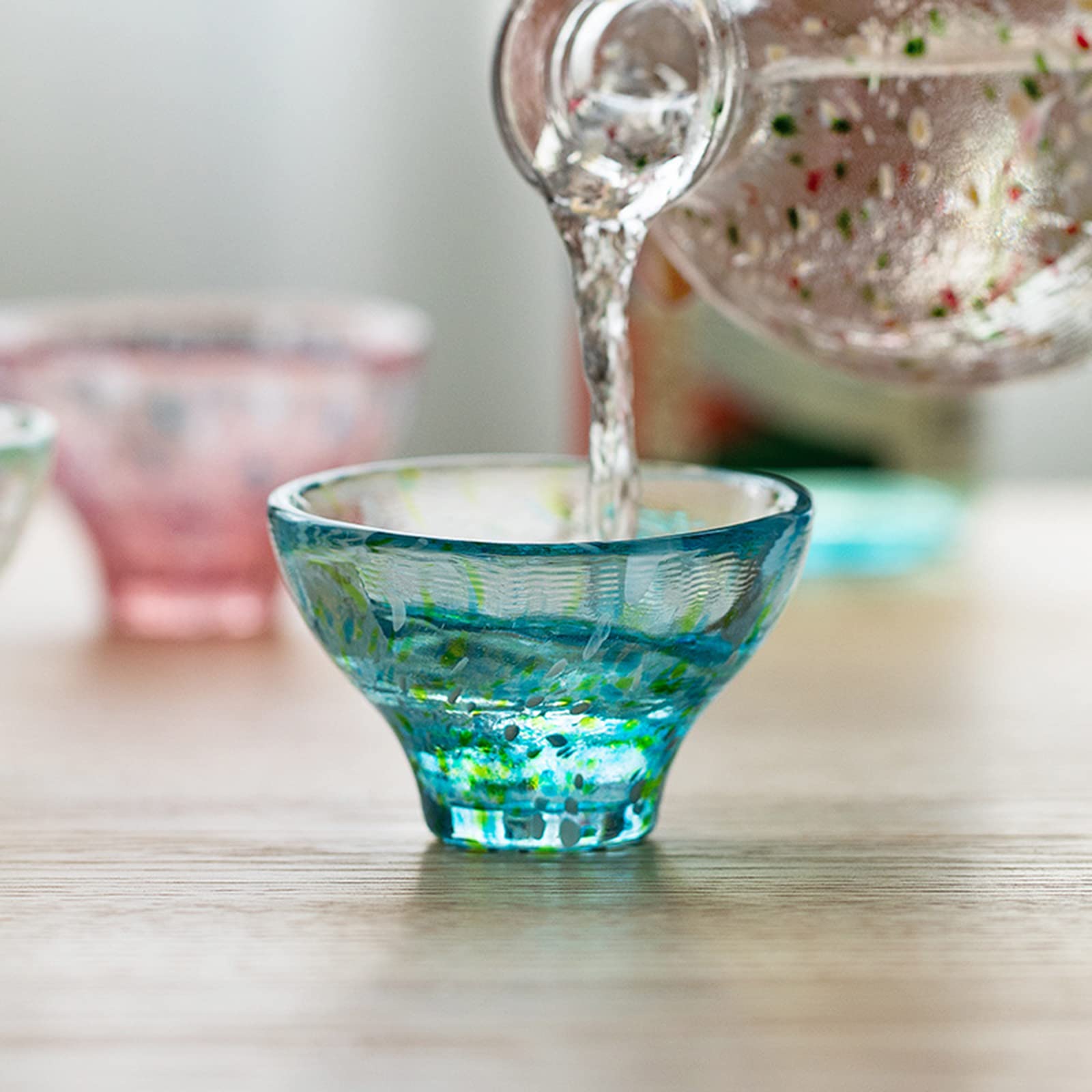 素晴らしいガラスのカップです。カットが綺麗です Amazon.co.jp: 55mlシンプルなグラスティーカップガラスカップ