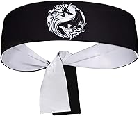 Vista 25 de Diadema reversible de guerrero, Bushido Hachimaki para karate, Halloween, sushi