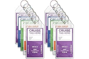 Meedo Cruise Luggage Tag Holder: Protect and Identify Your Belongings on Your Carnival Cruise
