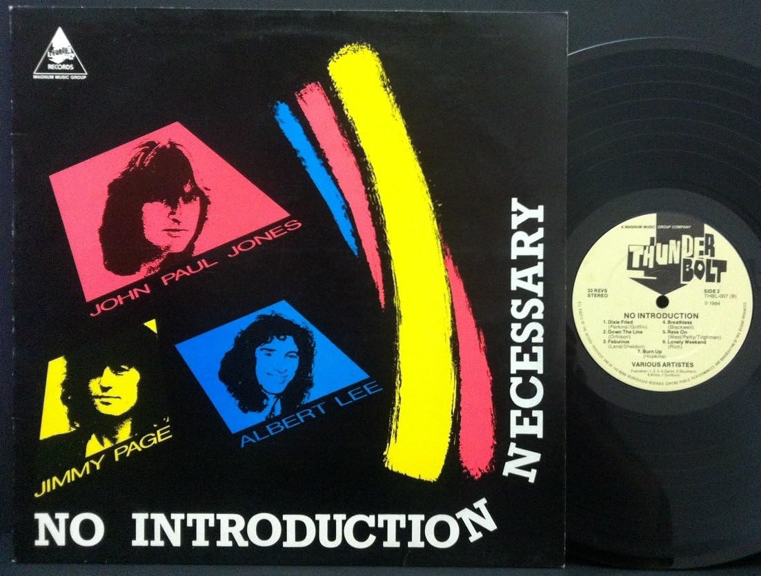 John Paul Jones / Jimmy Page / Albert Lee - No Introduction Necessary - Thunderbolt - THBL-007