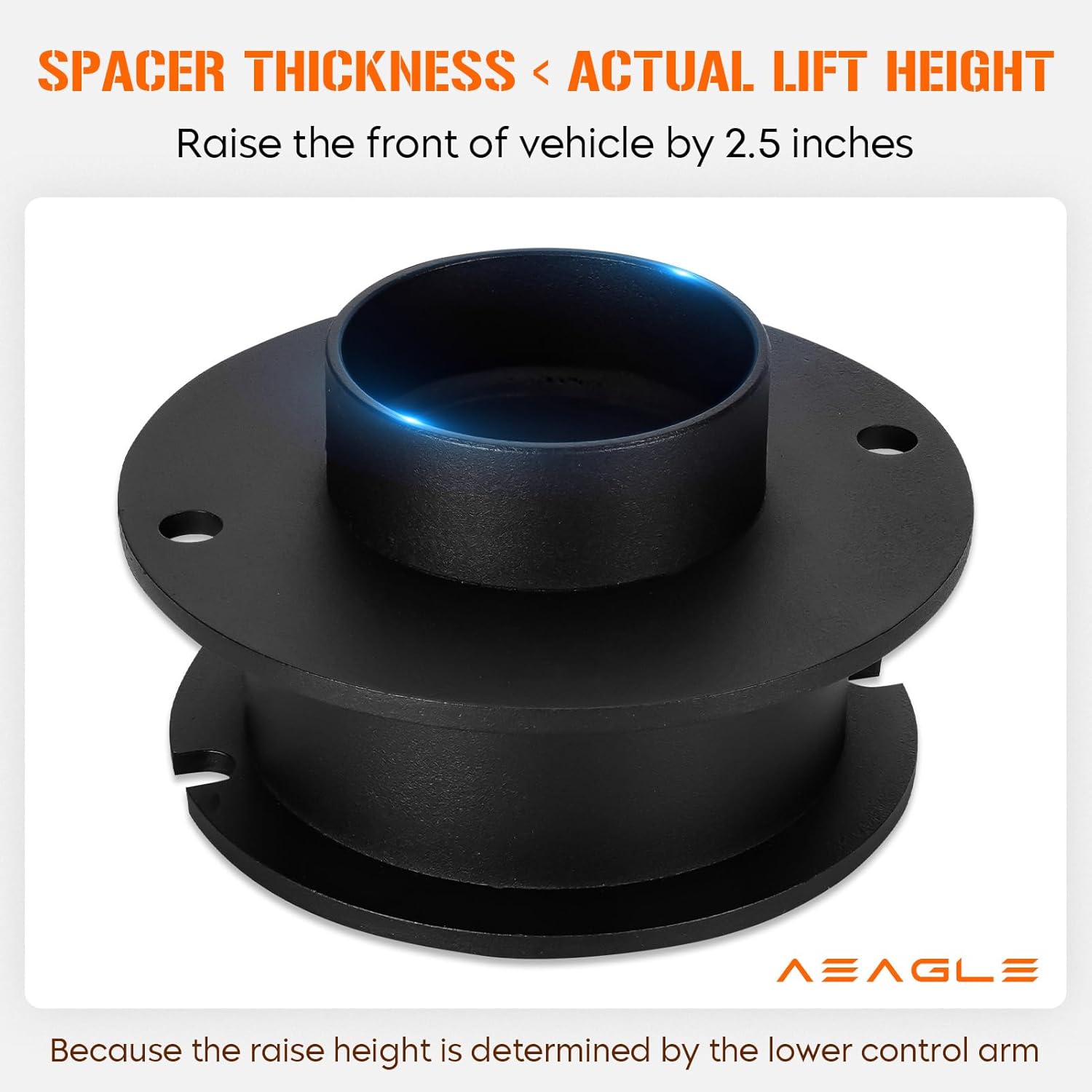 AEagle 2.5” Front Leveling Lift Kits for 2014-2020 Ram 2500, 2013-2020 Ram 3500, Forged Aluminum Strut Spacers 4WD