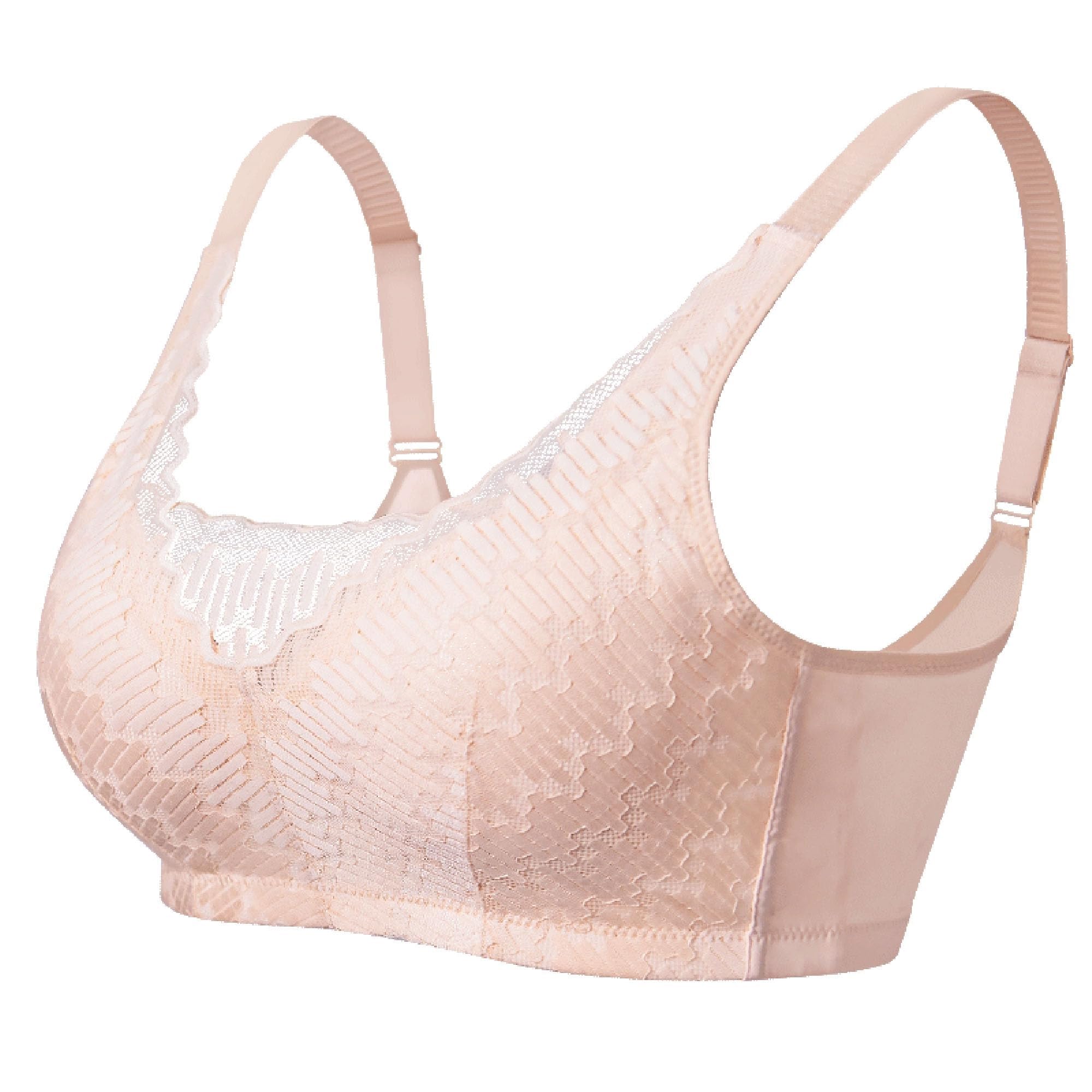 LUXRUBMastectomy Bra With Pockets For Silicone Breast Forms Prosthesis Women Sexy Lace Everyday Bra Artificial Prosthesis