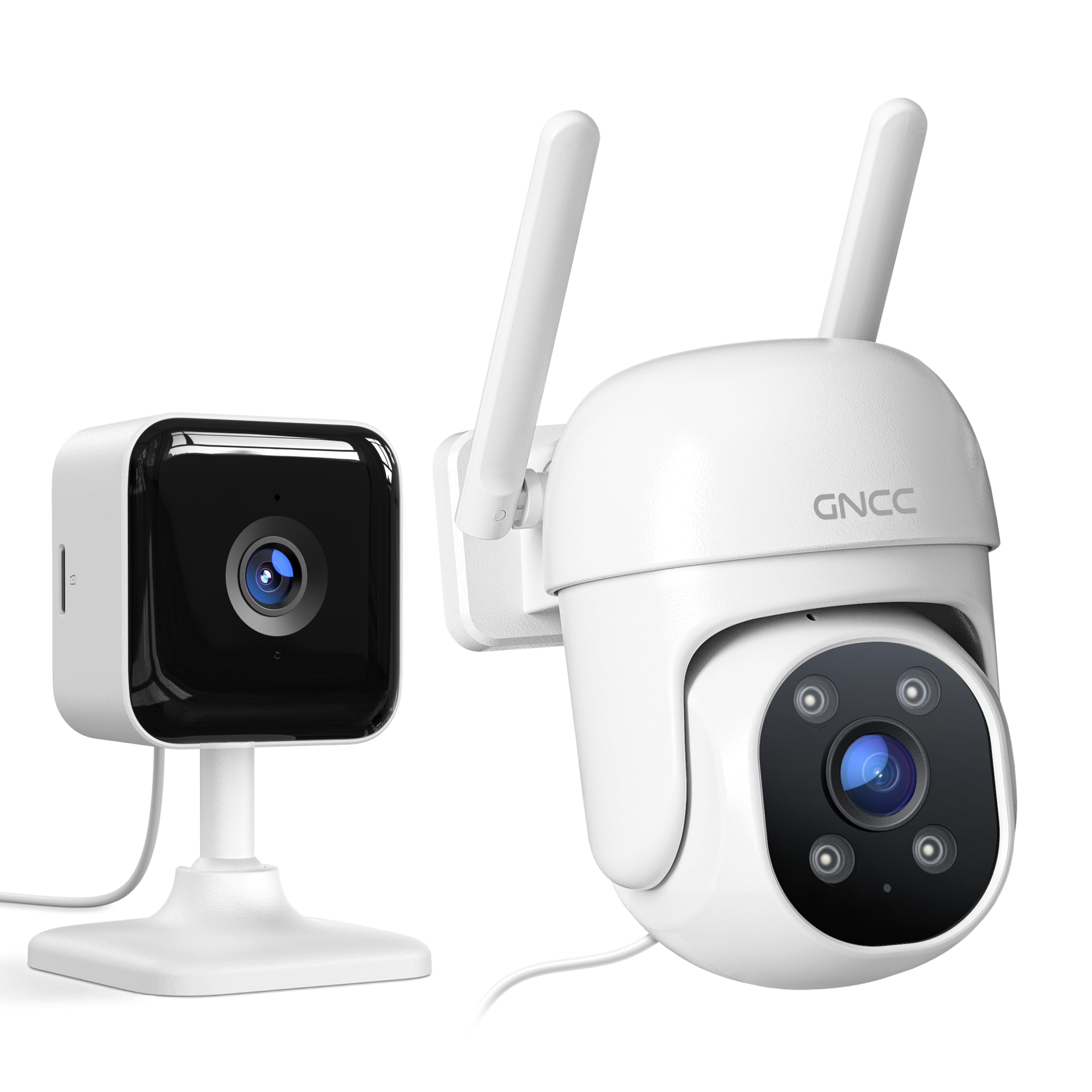 Gnccsecurity Camera Set 1080p Indoor Camera Bundle With 1080p
