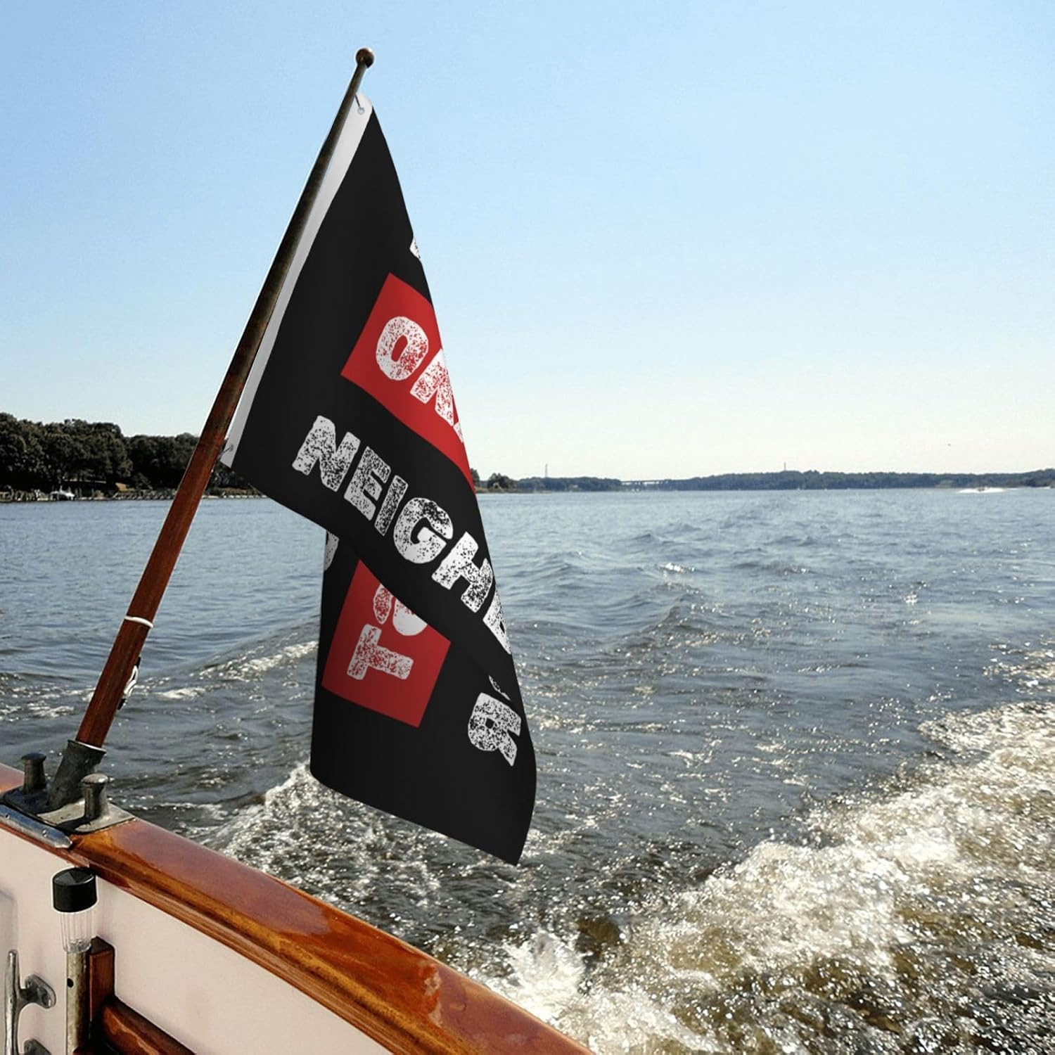 World'S Okayest Neighbor Funny Flag 3x5 Ft Vivid Color And Uv Fade Resistant Decor Banner Flags For Outdoor Indoor - Image 7