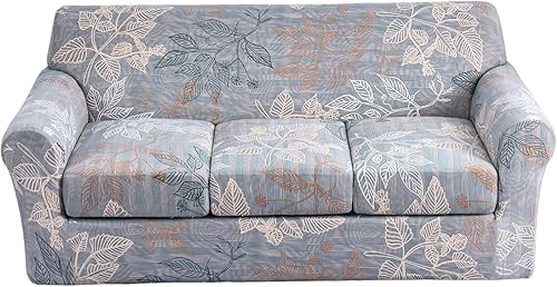 Eco-Ancheng Funda de sofá para sofá de 2 cojines, fundas de sofá seccionales para sofá, protector de muebles de alta elasticidad, fundas de sofá