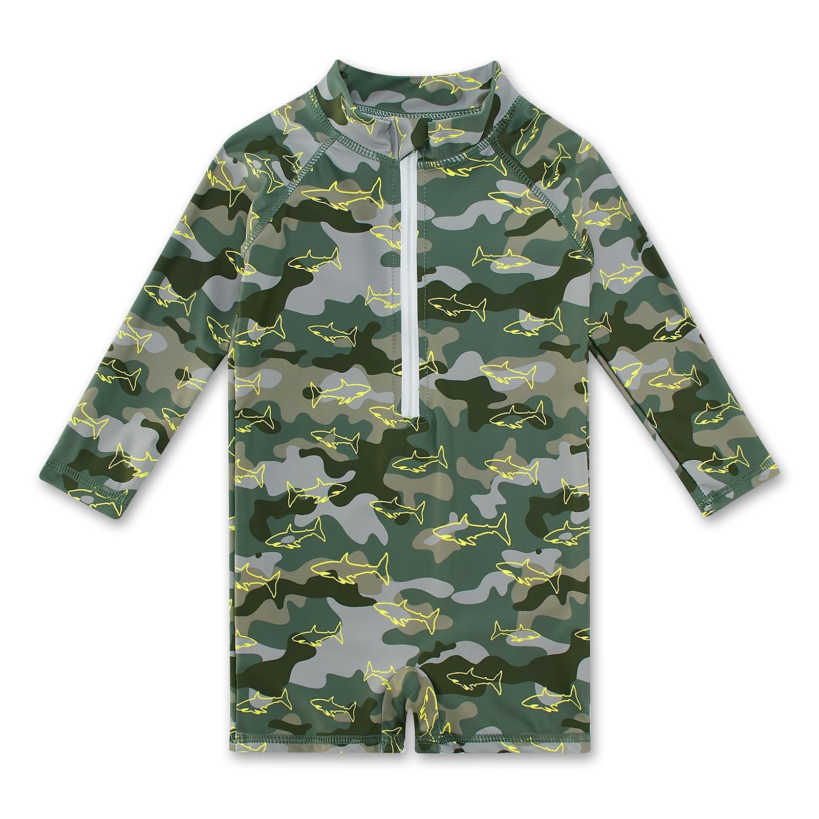 uideazone 3M-3T Toddler Baby Boys UPF 50+ One Piece Rash Guard Swimsuit