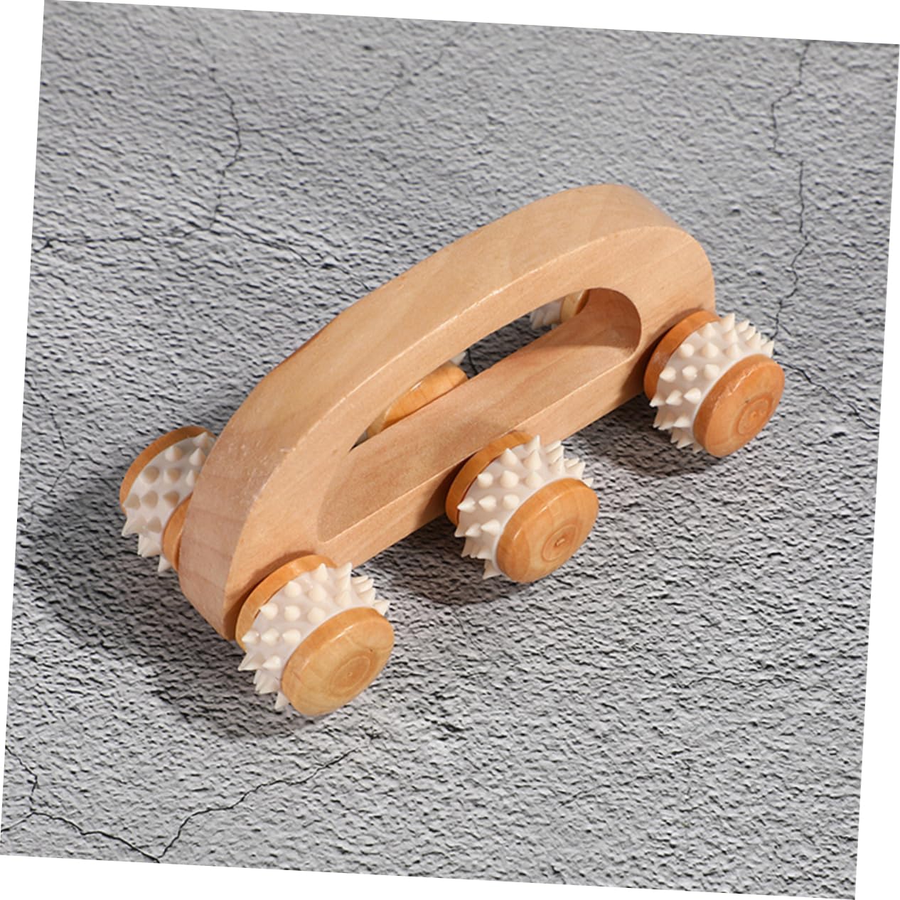 Ipetboom 10piezas Rodillo De Masaje Manual De Madera Para De Masajeador Portátil Para Pies Cuello y Cuerpo Para Relajación y