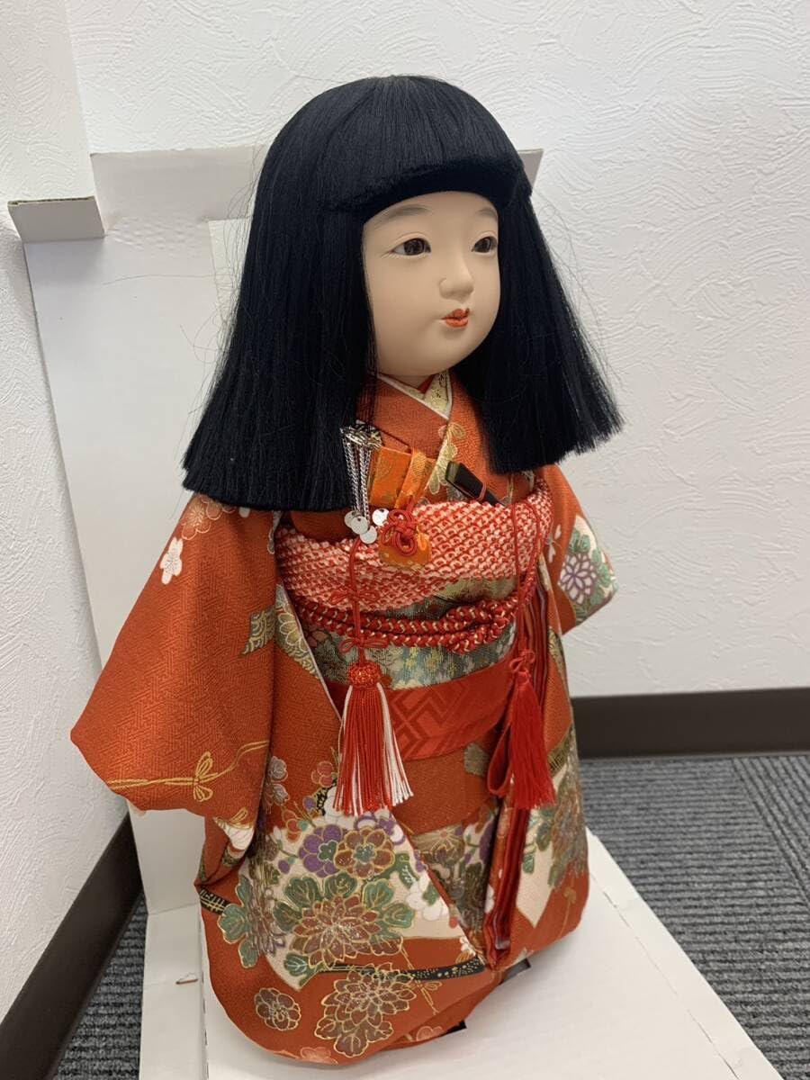 Amazon | 市松人形京都西陣織京友禅 手描金彩本仕立 吉徳大