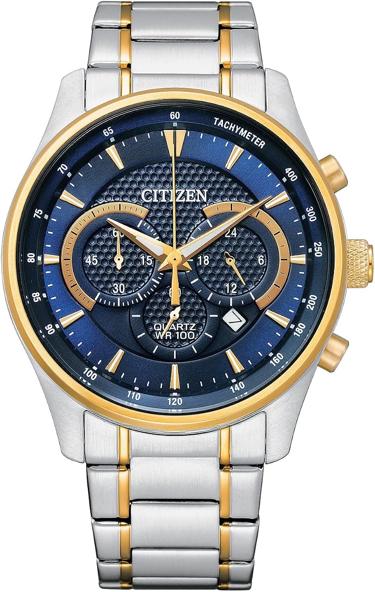 Reloj de vestir de cuarzo para hombre con acero inoxidable