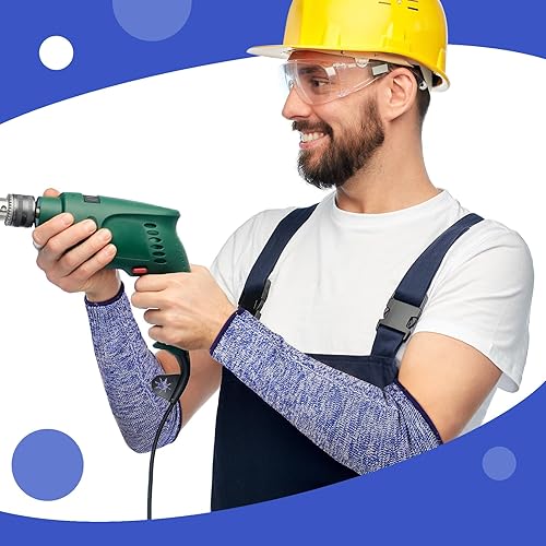 Miniatura 45 de 3 pares de protectores de brazo para piel fina y moretones, resistente a los cortes, manga de antebrazo, manga de protección contra quemaduras